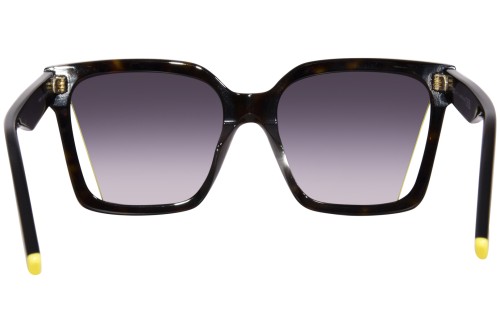 Fendi FE40085I - 52B - 55 Lunettes de soleil Havane Angulaire
