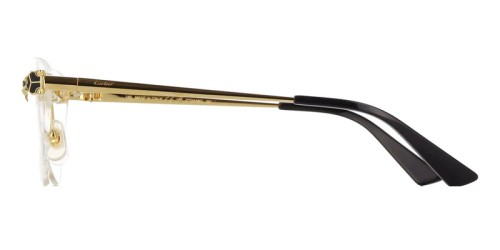 Cartier CT0448O - 001 - 60 Cadres optiques Or, Noir Spécial