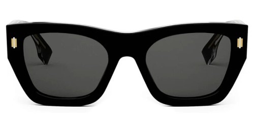 Fendi FE40100I - 01A - 53 Lunettes de soleil Black Square