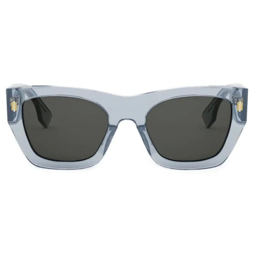 Fendi FE40100I - 90A - 53 Lunettes de soleil Bleu Angulaire