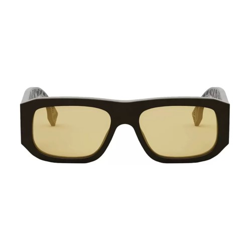 Fendi FE40106I - 70J - 54 Lunettes de soleil Marron Angulaire