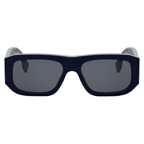 Fendi FE40106I - 90A - 54 Lunettes de soleil Bleu Angulaire