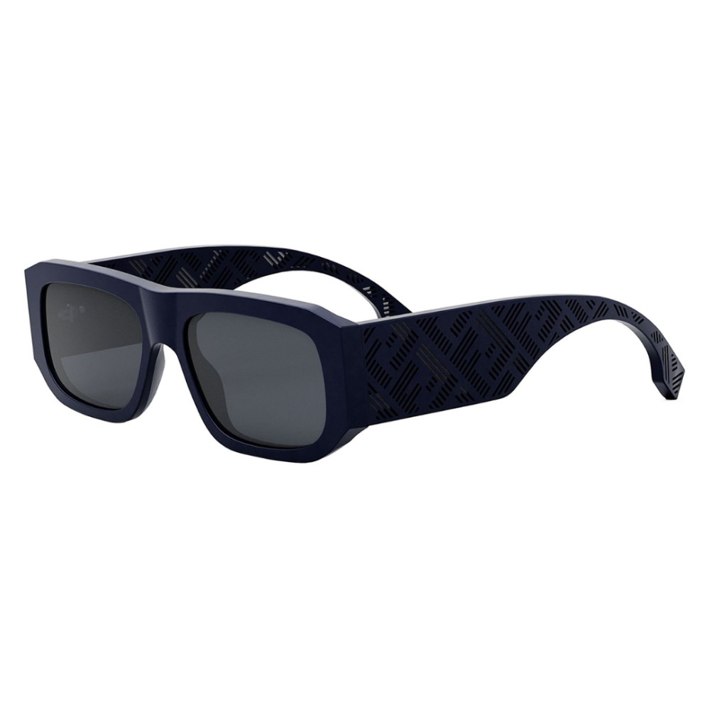 Fendi FE40106I - 90A - 54 Lunettes de soleil Bleu Angulaire