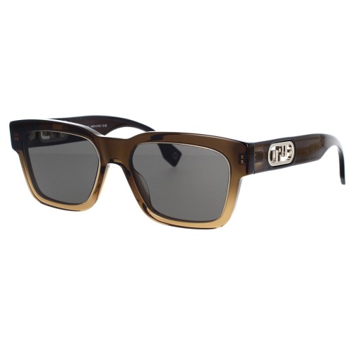 Fendi FE40107I - 50A - 53 Lunettes de soleil Marron Angulaire