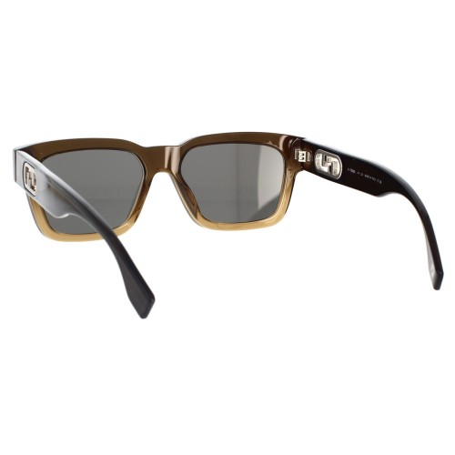 Fendi FE40107I - 50A - 53 Lunettes de soleil Marron Angulaire