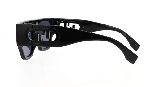 Fendi FE40108U - 01V - 54 Lunettes de soleil Noir Dessus plat
