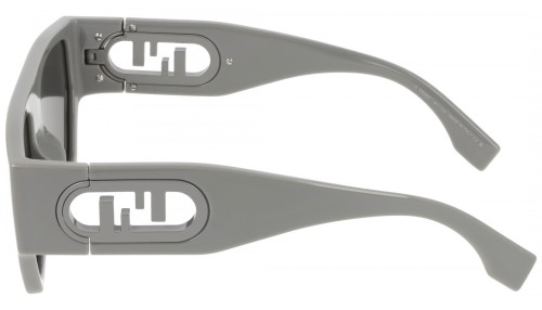 Fendi FE40108U - 20A - 54 Lunettes de soleil Gris Dessus plat