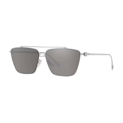 Fendi FE40110U - 16C - 59 Lunettes de soleil Argent Pilote (Aviateur)