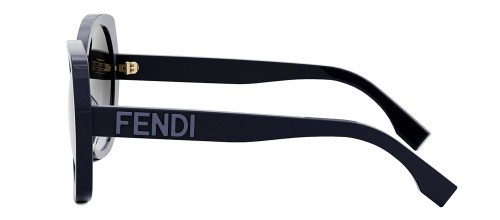 Fendi FE40112I - 90B - 57 Lunettes de soleil Bleu Coussin arrondi