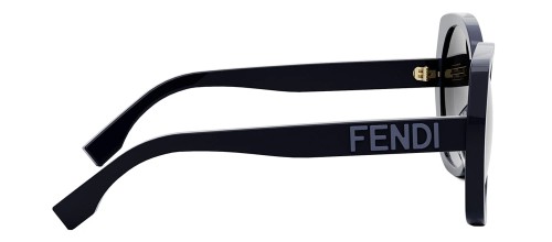 Fendi FE40112I - 90B - 57 Lunettes de soleil Bleu Coussin arrondi