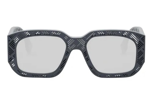 Fendi FE40113I - 20C - 52 Lunettes de soleil Gris Angulaire