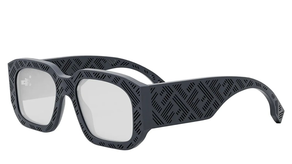 Fendi FE40113I - 20C - 52 Lunettes de soleil Gris Angulaire