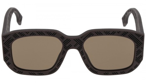Fendi FE40113I - 50E - 52 Lunettes de soleil Marron Angulaire