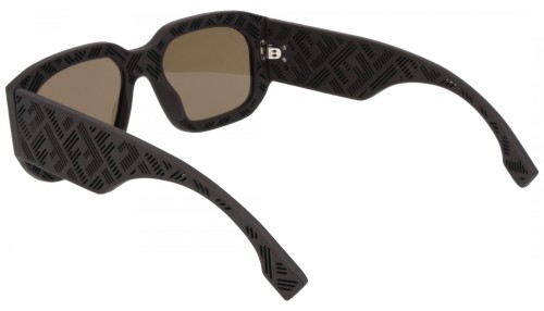 Fendi FE40113I - 50E - 52 Lunettes de soleil Marron Angulaire