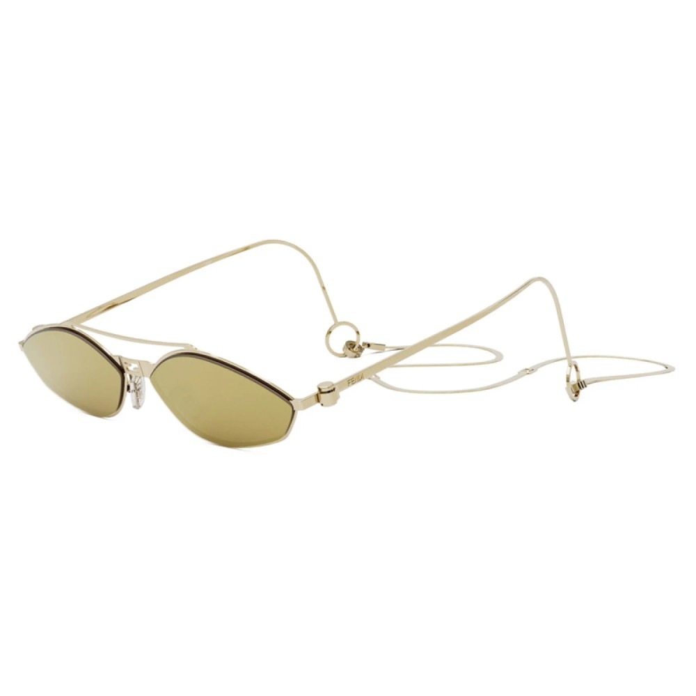 Fendi FE40114U-Y - 30G - 57 Lunettes de soleil Or Ovale