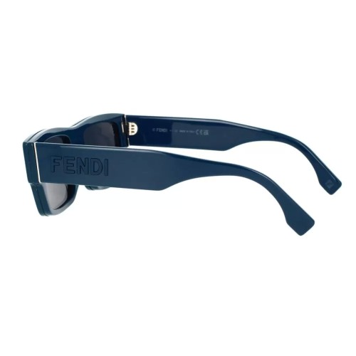 Fendi FE40118I - 90V - 53 Lunettes de soleil Bleu Angulaire