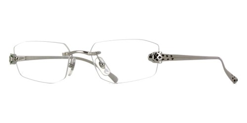 Cartier CT0494O - 002 - 55 Cadres optiques Argent Angulaire