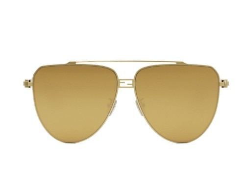 Fendi FE40122U - 30L - 59 Lunettes de soleil Or Pilote (Aviateur)