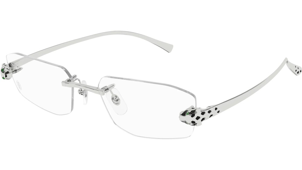 Cartier CT0494O - 002 - 55 Cadres optiques Argent Angulaire