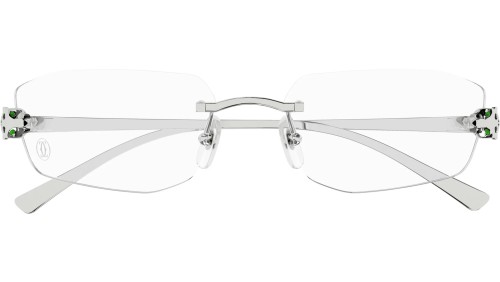 Cartier CT0494O - 002 - 55 Cadres optiques Argent Angulaire
