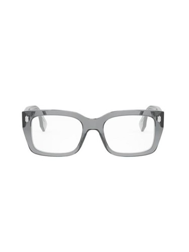 Fendi FE50094I - 020 - 52 Cadres optiques Gris Angulaire