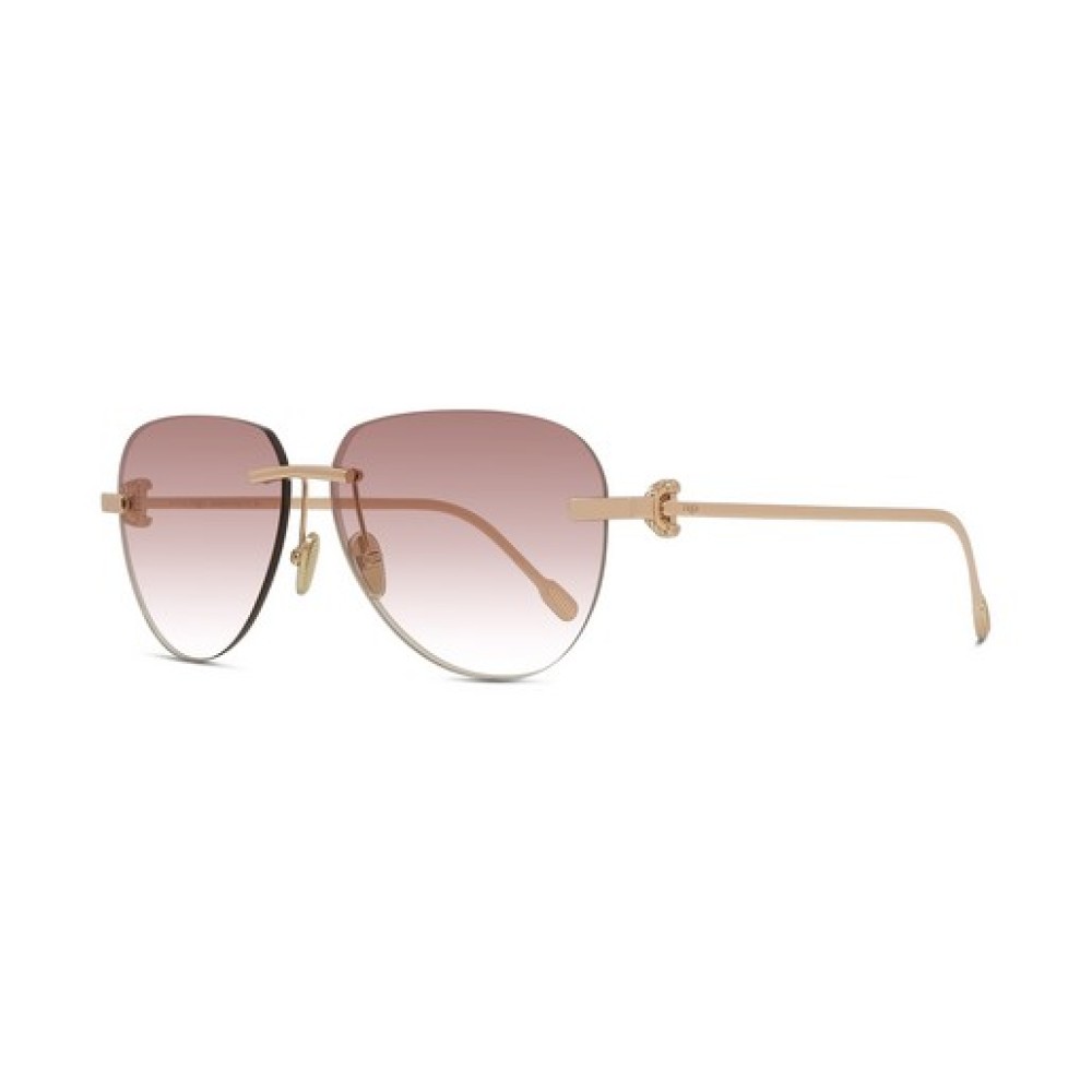 Fred FG40064U - 33Z - 59 Lunettes de soleil Or Pilote (Aviateur)