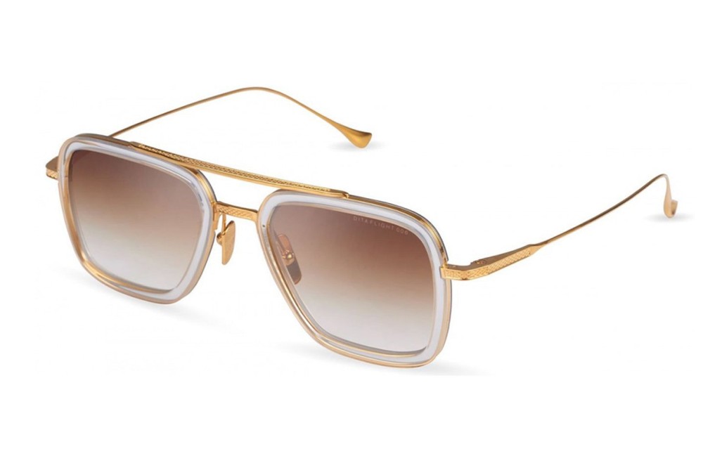 Dita FLIGHT.006 7806 - L - 52 Lunettes de soleil Gold Pilot (Aviator)