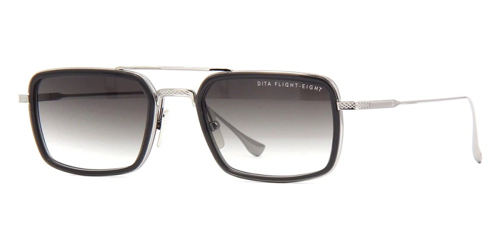 Dita FLIGHT.008 DTS134 - 01 - 53 Lunettes de soleil Argent Angulaire
