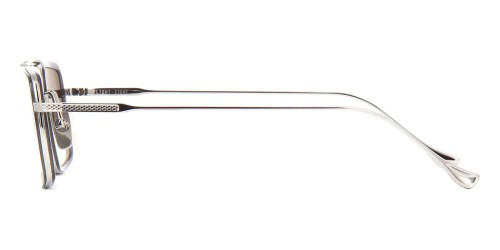 Dita FLIGHT.008 DTS134 - 01 - 53 Lunettes de soleil Argent Angulaire