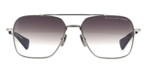 Dita FLIGHT-SEVEN DTS111 - 01 - 57 Lunettes de soleil Silver Pilot (Aviator)