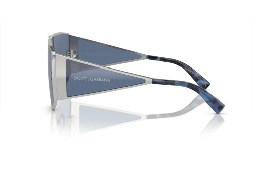 DOLCE & GABBANA DG2305 - 05/80 Lunettes de soleil Bleu, Argent Dessus plat