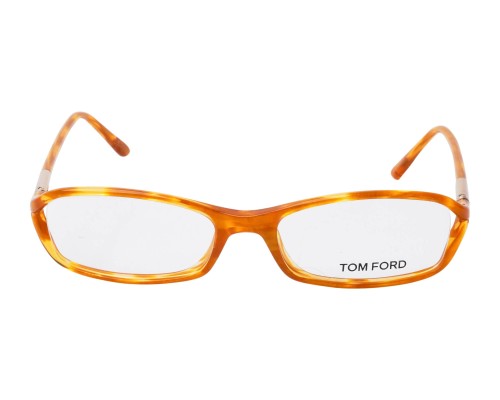 Tom Ford FT5019 - U53 - 50 Cadres optiques Marron, À motifs Angulaire