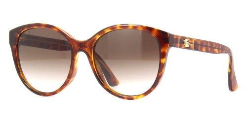 Gucci GG0631S - 002 - 56 Lunettes de soleil Havana Oval