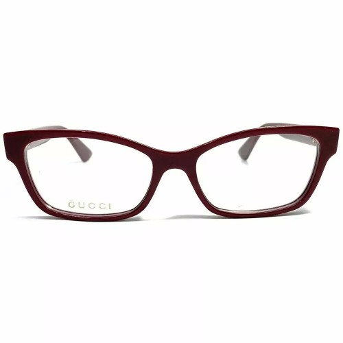 Gucci GG0635O - 006 - 53 Cadres optiques Burgundy Square