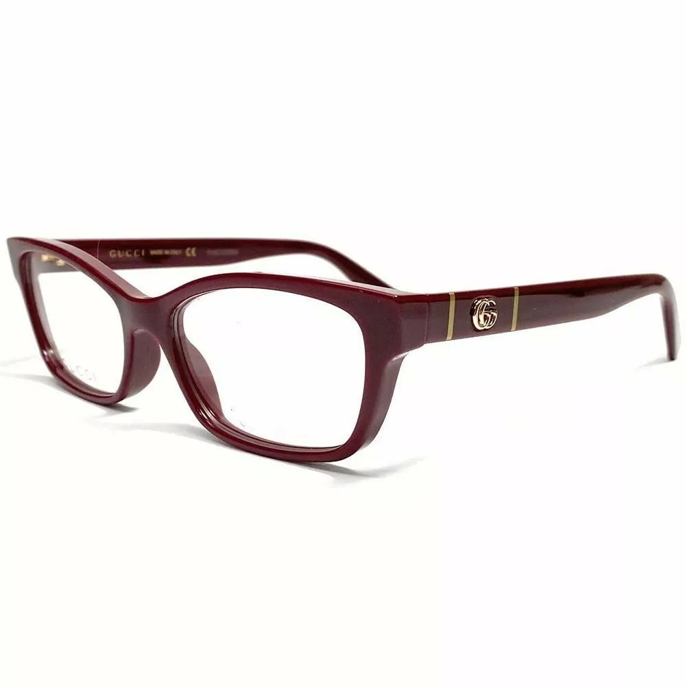 Gucci GG0635O - 006 - 53 Cadres optiques Burgundy Square