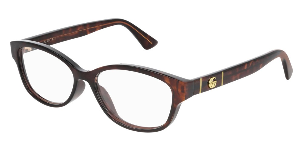 Gucci GG0639OA - 002 - 53 Cadres optiques Havane Angulaire