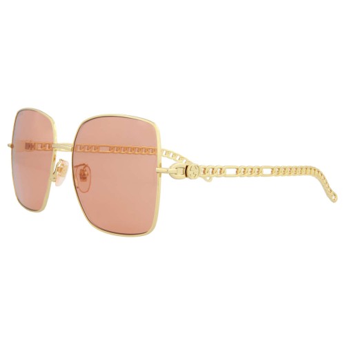 Gucci GG0724S WITHOUT CHAIN - 005 - 61 Lunettes de soleil Gold Square