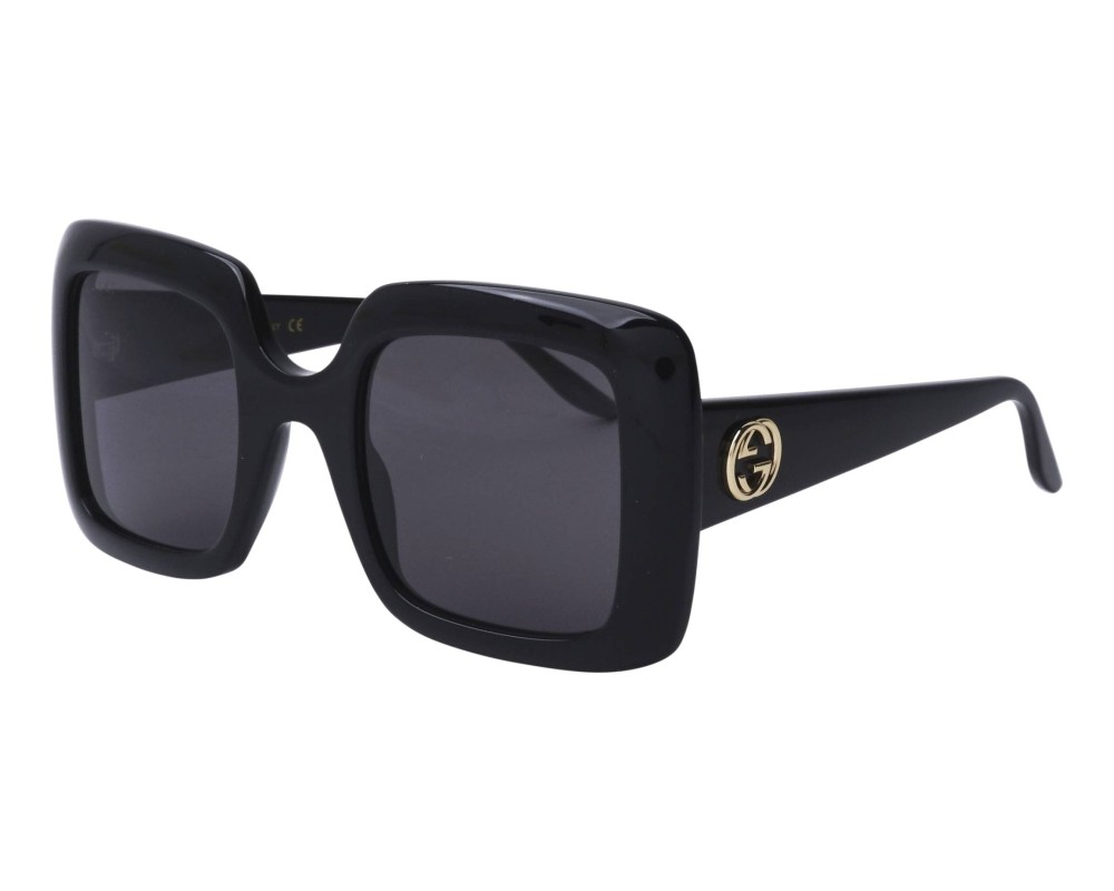 Gucci GG0896S - 001 - 52 Lunettes de soleil Noir Angulaire