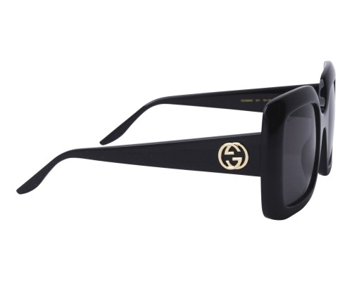 Gucci GG0896S - 001 - 52 Lunettes de soleil Noir Angulaire
