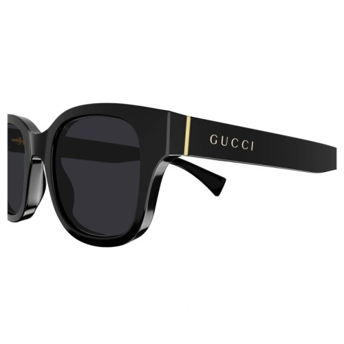 Gucci GG1139S - 001 - 52 Lunettes de soleil Noir Angulaire