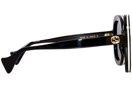 Gucci GG1240S - 001 - 57 Lunettes de soleil Black Square
