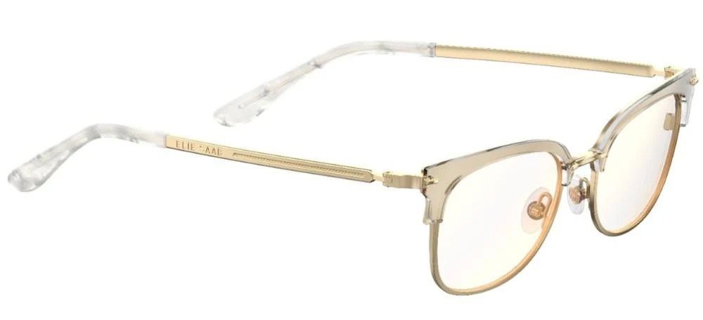 Elie Saab ES018 - REJ - 51 Cadres optiques Or, Blanc Coussin arrondi