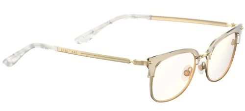 Elie Saab ES018 - REJ - 51 Cadres optiques Or, Blanc Coussin arrondi