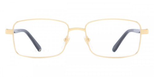 Gucci GG1586O - 004 - 59 Cadres optiques Or, Noir Angulaire