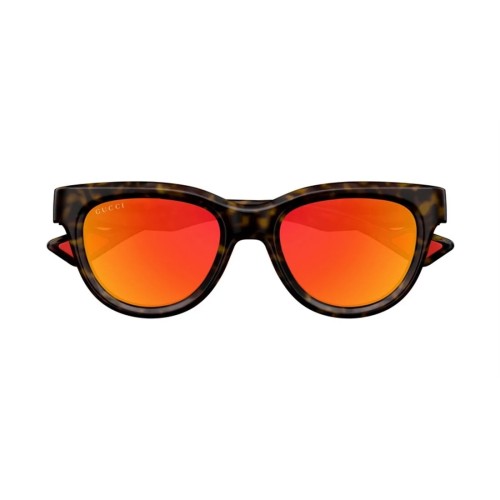 Gucci GG1620S - 002 - 52 Lunettes de soleil Havane Coussin arrondi