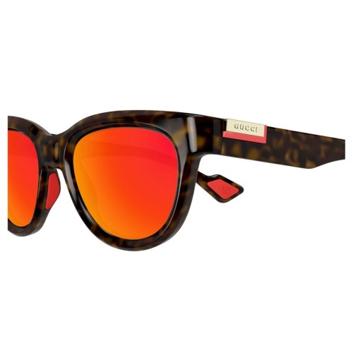 Gucci GG1620S - 002 - 52 Lunettes de soleil Havane Coussin arrondi