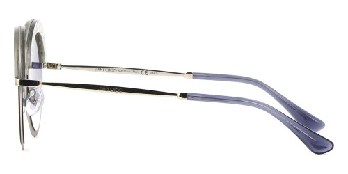 Jimmy Choo GOTHA/S - 5RLKC - 50 Lunettes de soleil Argent Rond