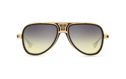 Dita GRAND-DECADE DTS460-A - 01 - 56 Lunettes de soleil Or, Noir, Argent Pilote (Aviateur)