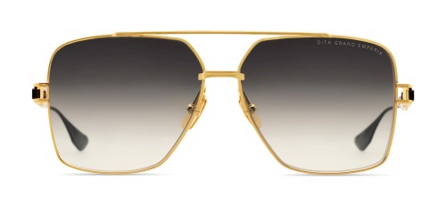 Dita GRAND-EMPERIK DTS159-A - 01 - 61 Lunettes de soleil Or, Noir Pilote (Aviateur)