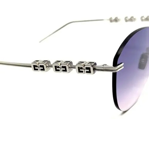 Givenchy GV40035U - 16Z - 138 Lunettes de soleil Argent Masque